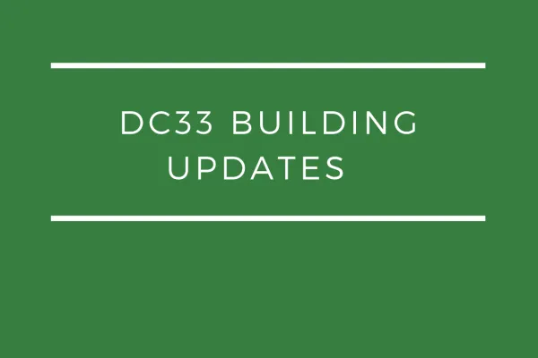 DC33 Building Updates - Cover Page